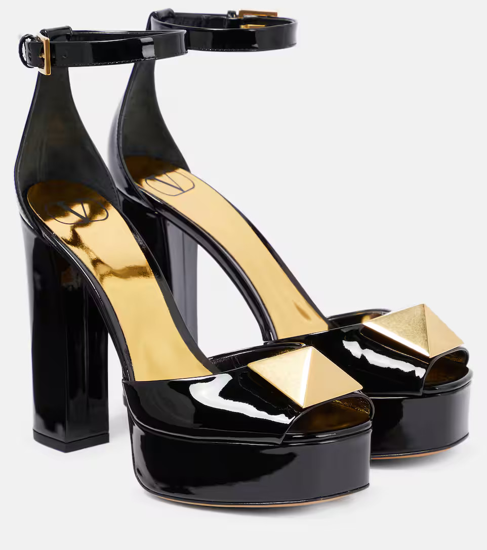 One Stud patent leather platform sandals | Mytheresa (US/CA)