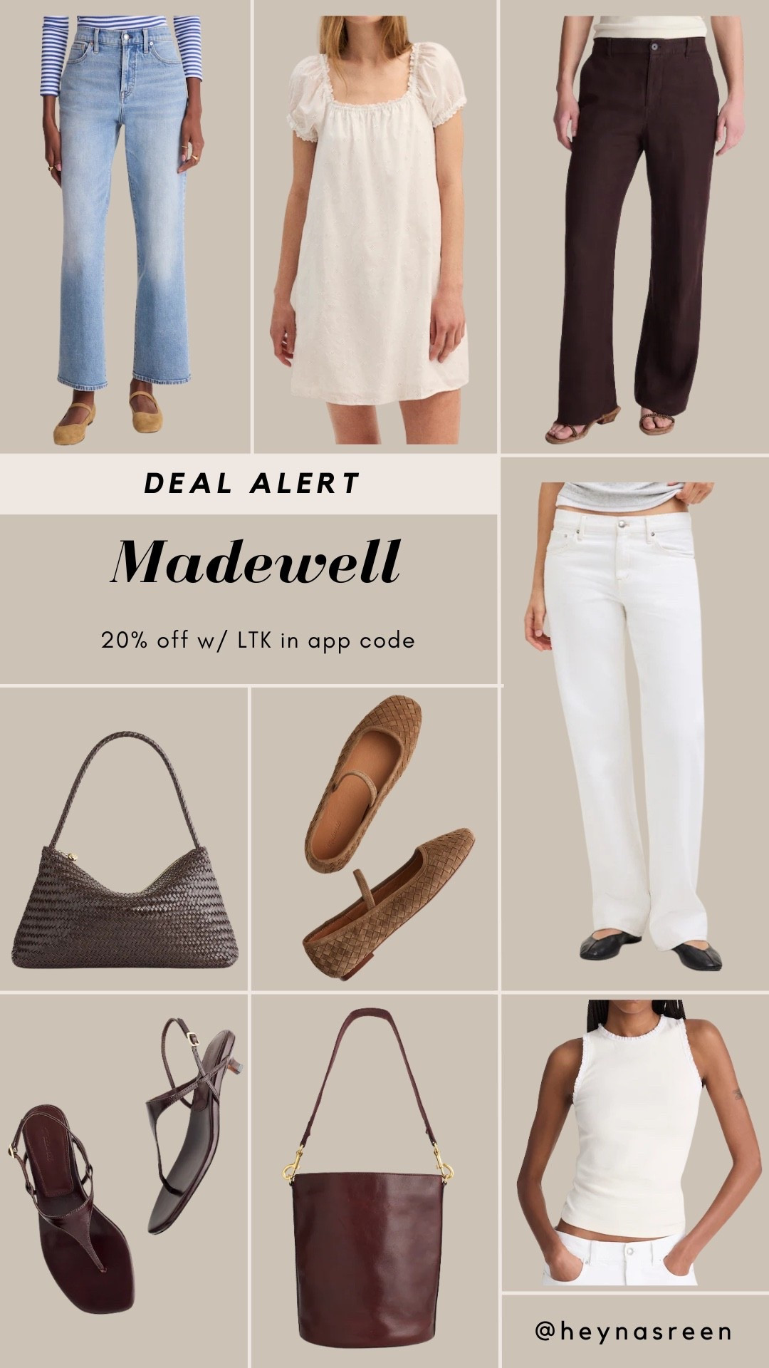 20% off Madewell using the exclusive in app LTk code!

#LTKSaleAlert