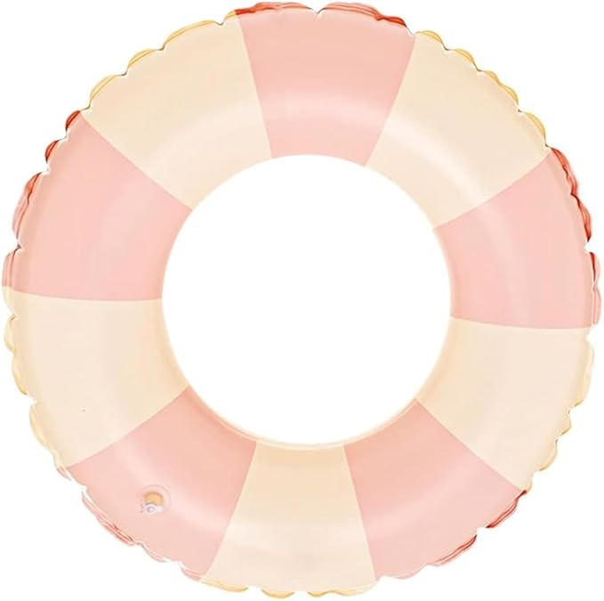 Children Swimming Ring, Inflatable Pool Floats Swim Tube Raft Toy with Fruits Mermaid Decorations... | Amazon (US)