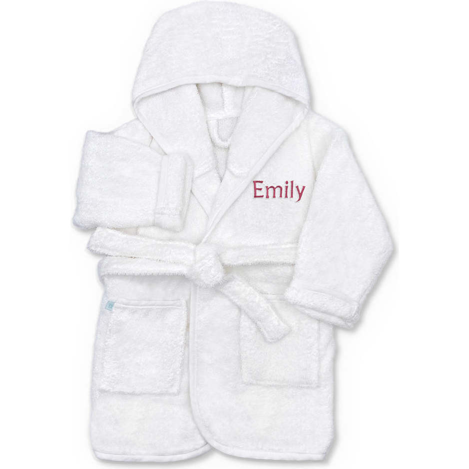 Personalized Bathrobe, Pink | Maisonette