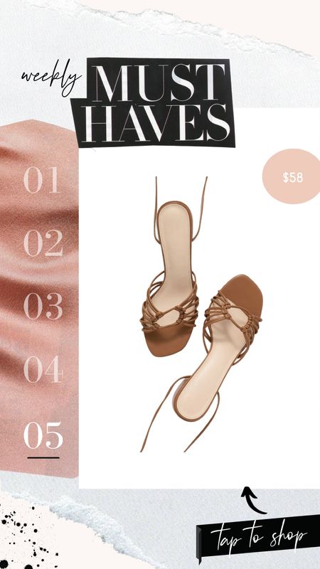 Perfect strappy heel for summer! 

TTS 

#summershoes #vacationlook