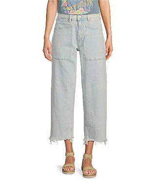 Lucky Brand Legend Stretch Denim High Rise Wide Leg Jeans - 28 | Dillard's