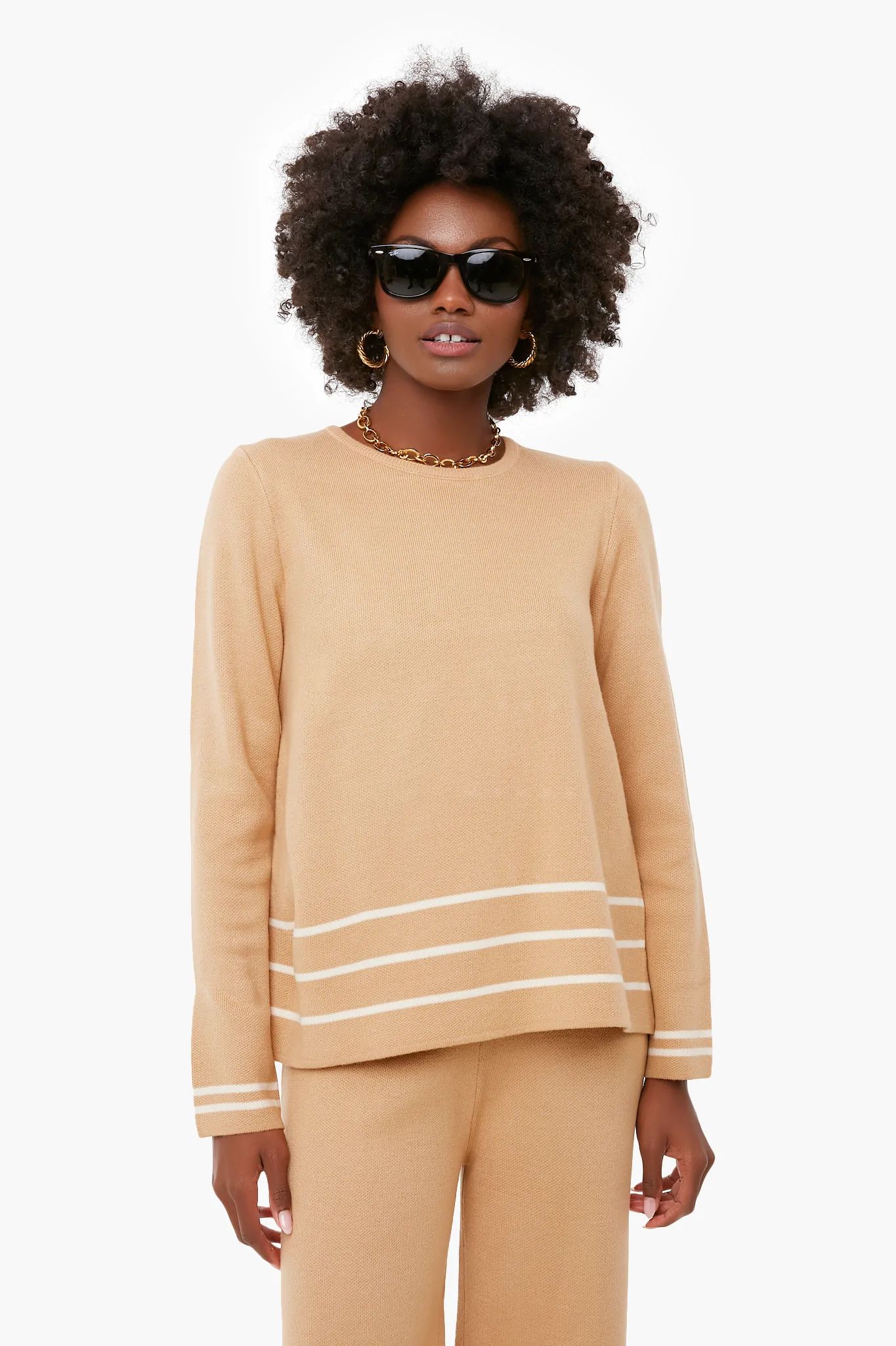 Camel Olympia Knit Top | Tuckernuck (US)