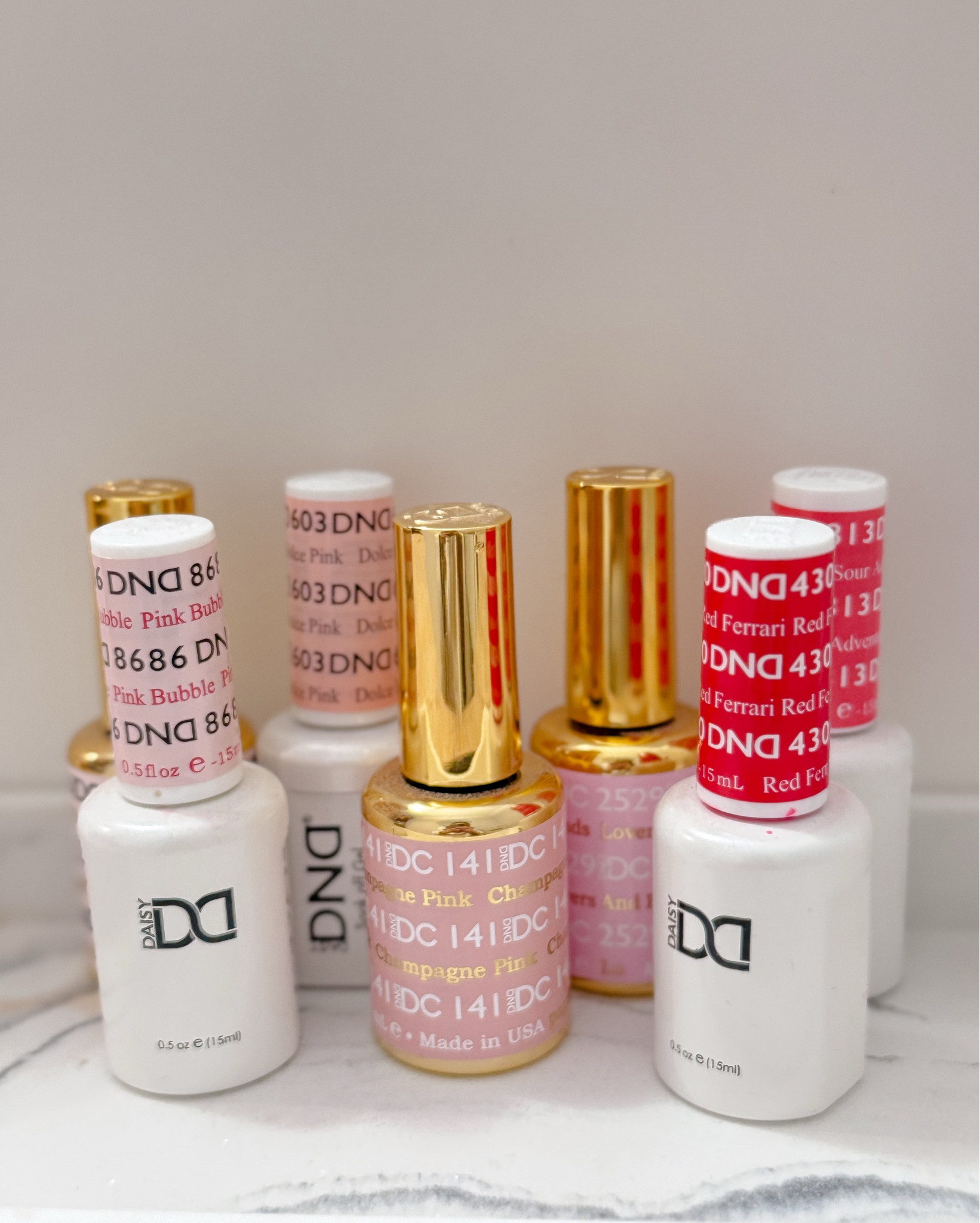 Valentine’s Day DND gel polish