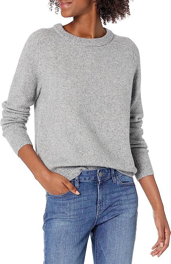 Amazon Brand - Daily Ritual Women's Cozy Boucle Crewneck Pullover Sweater | Amazon (US)