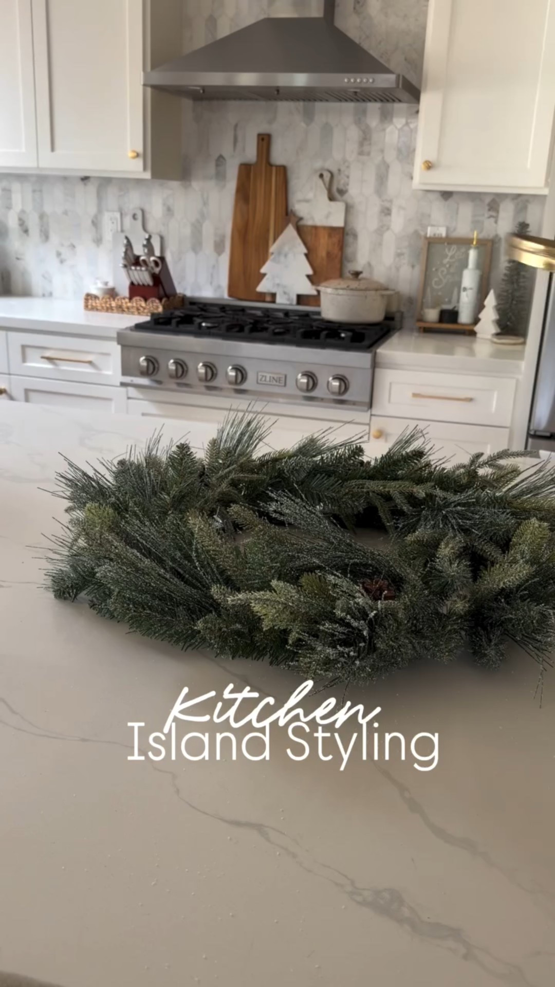 I’m obsessed with these little Santa boots! 

I styled this centerpiece with a mix of things from some of my favorite stores! 

#adaydreamblog #easyentertaining #christmas #island #kitchenisland #islandcenterpiece #santaboots #christmasdecor #decorating #kitchendesign