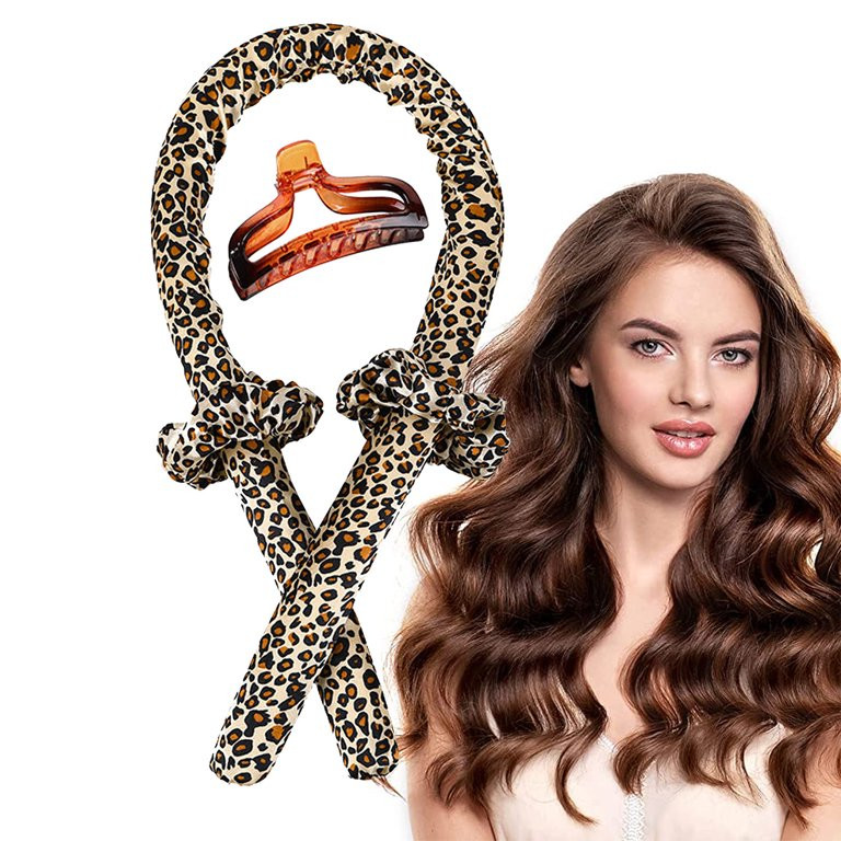 Heatless Curls, No Heat Curling Headband, Heatless Hair Curler, Satin Heatless Curling Set Long H... | Walmart (US)