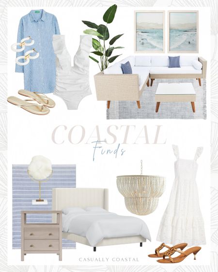 Beautiful coastal finds!
-
Coastal home decor, coastal style, coastal dress, coastal artwork, beach house decor, beach house style, beach home decor, white upholstered bed, Wayfair bed, performance rug, blue rugs, coastal rugs, rugs on sale, bedroom rugs, living room rugs. indoor outdoor rug, faux trees, outdoor sectional, sectional couch, patio furniture, outdoor furniture, coastal painting, coastal artwork, beach artwork, summer flip flops, midi lace dress, white dresses, resort wear, Easter dress, low heeled sandal, kitten heels, striped linen shirt, jcrew beach cover-up, one piece swimsuit, white swimsuit, ruffled bathing suit, bead circle earrings, wood bead chandelier, coastal chandelier, pottery barn chandelier, statement lights, gold sandals, coastal nightstand, nightstand with drawers

#LTKhome #LTKstyletip #LTKfindsunder100
