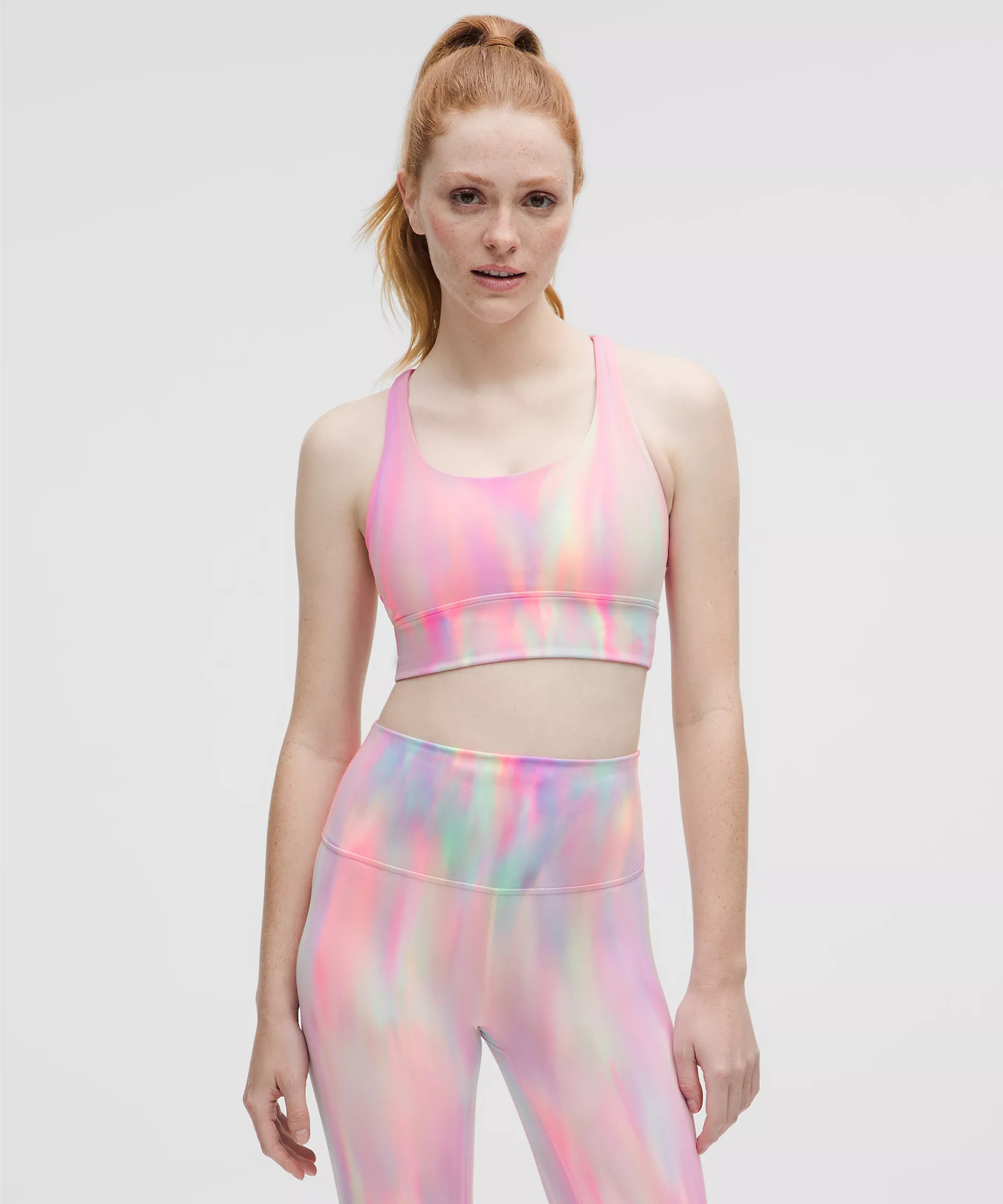 lululemon Energy Longline Bra Medium Support, B–D Cups *Wash | Women's Bras | lululemon | Lululemon (US)