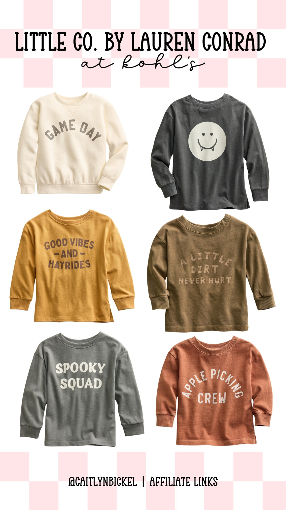 Little Co. by Lauren Conrad sweatshirts perfect for Fall!

#LTKSeasonal #LTKBacktoSchool #LTKKids