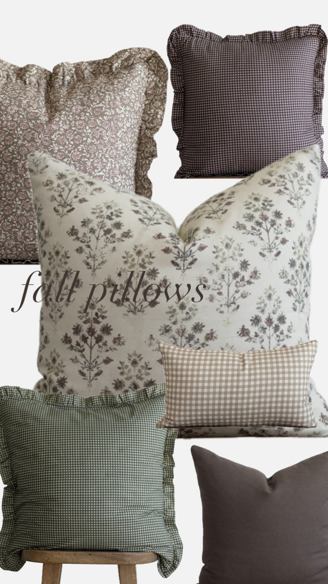 Fall pillow round out. How dreamy are these mix-and-match styles? 

#LTKFallSale #LTKHome #LTKSeasonal