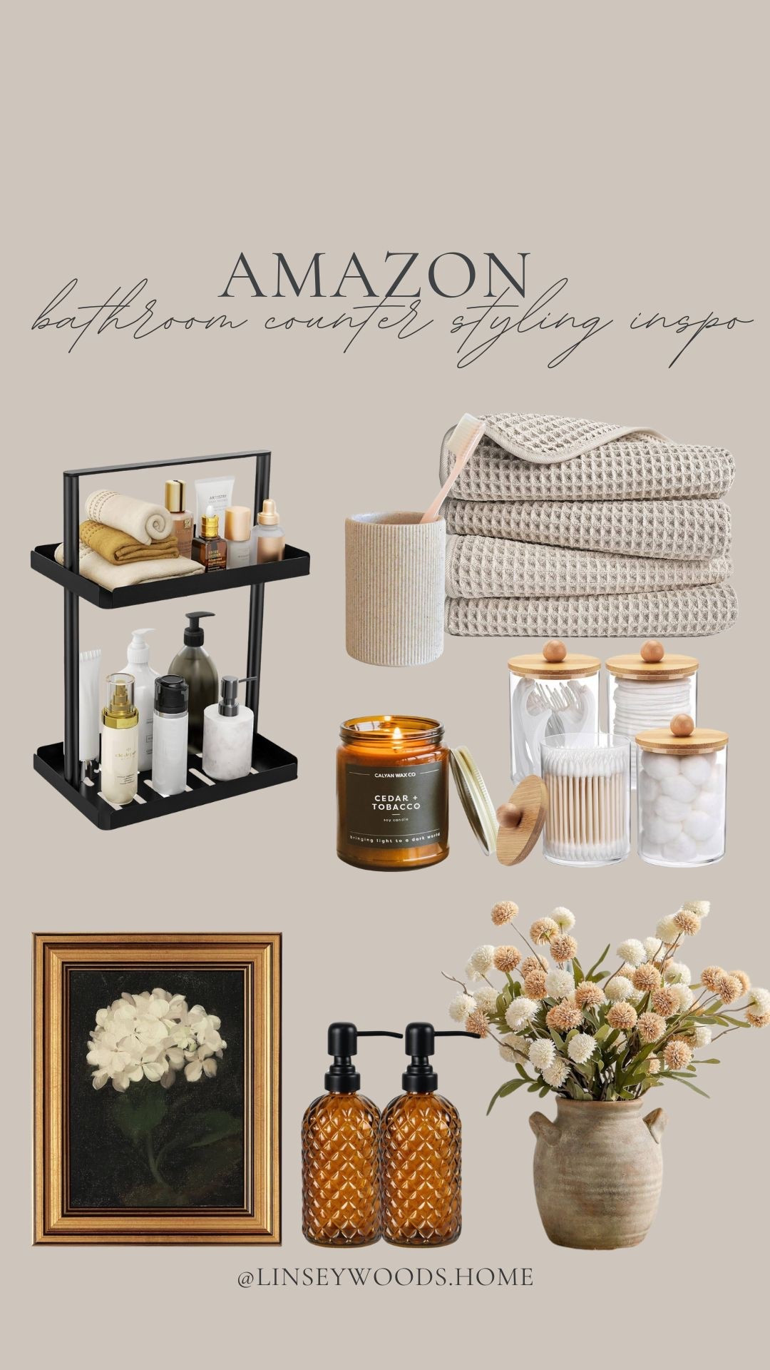 Amazon bathroom counter styling inspo!

#LTKFindsUnder50 #LTKFindsUnder100 #LTKHome