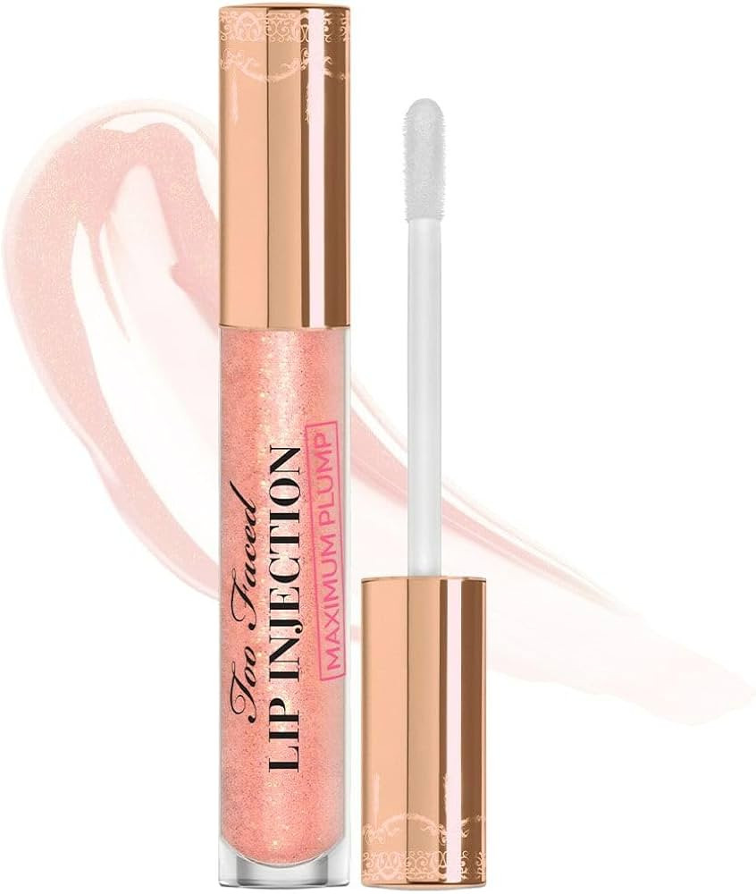 Too Faced Lip Injection Maximum Plump Extra Strength Lip Plumper Gloss | Hydrating + Plumping, 0.... | Amazon (US)