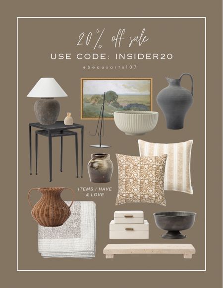 Save 20% VIP insider sale and save on some of my home items I have and love! Use code INSIDER20 at checkout!  

#LTKSaleAlert #LTKHome #LTKStyleTip