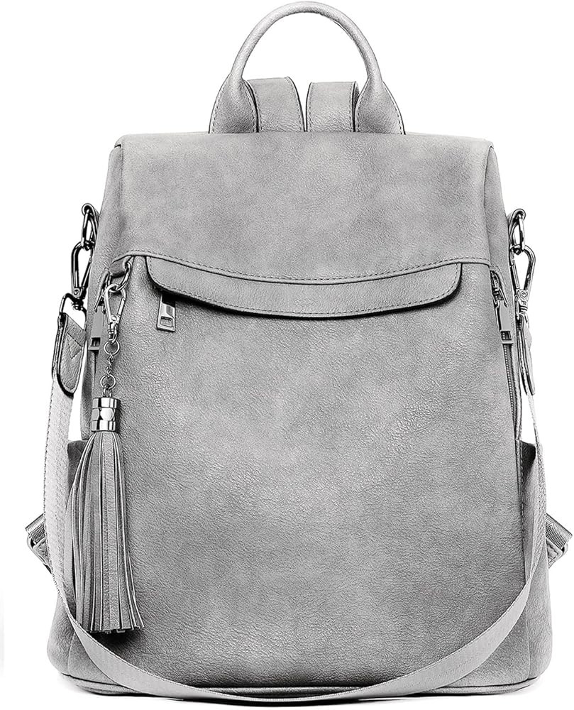 Telena Backpack Purse for Women, PU Leather Anti Theft Travel Backpack Purse Shoulder Bags with T... | Amazon (US)