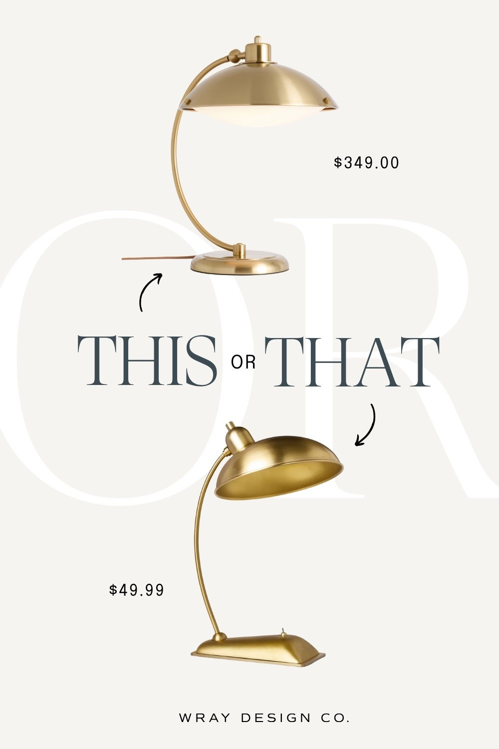 Your weekly look for less is here! Featuring a beautiful brass task lamp with curved details. Will you splurge at Rejuvenation or are you buying the dupe at Target? Let me know but my vote if for the dupe!

#LTKFindsUnder50 #LTKSaleAlert #LTKHome