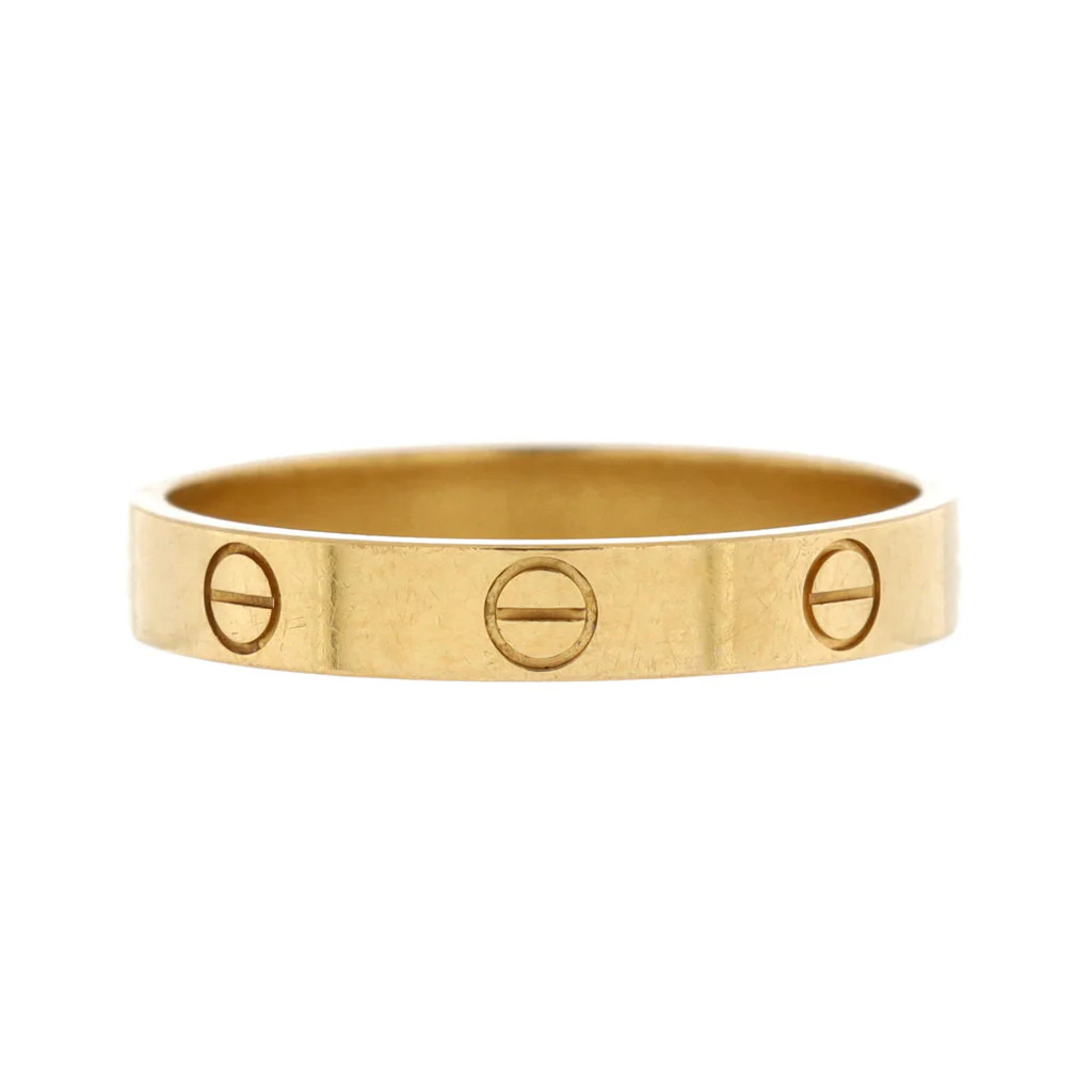 Love Wedding Band Ring 18K Yellow Gold | Rebag