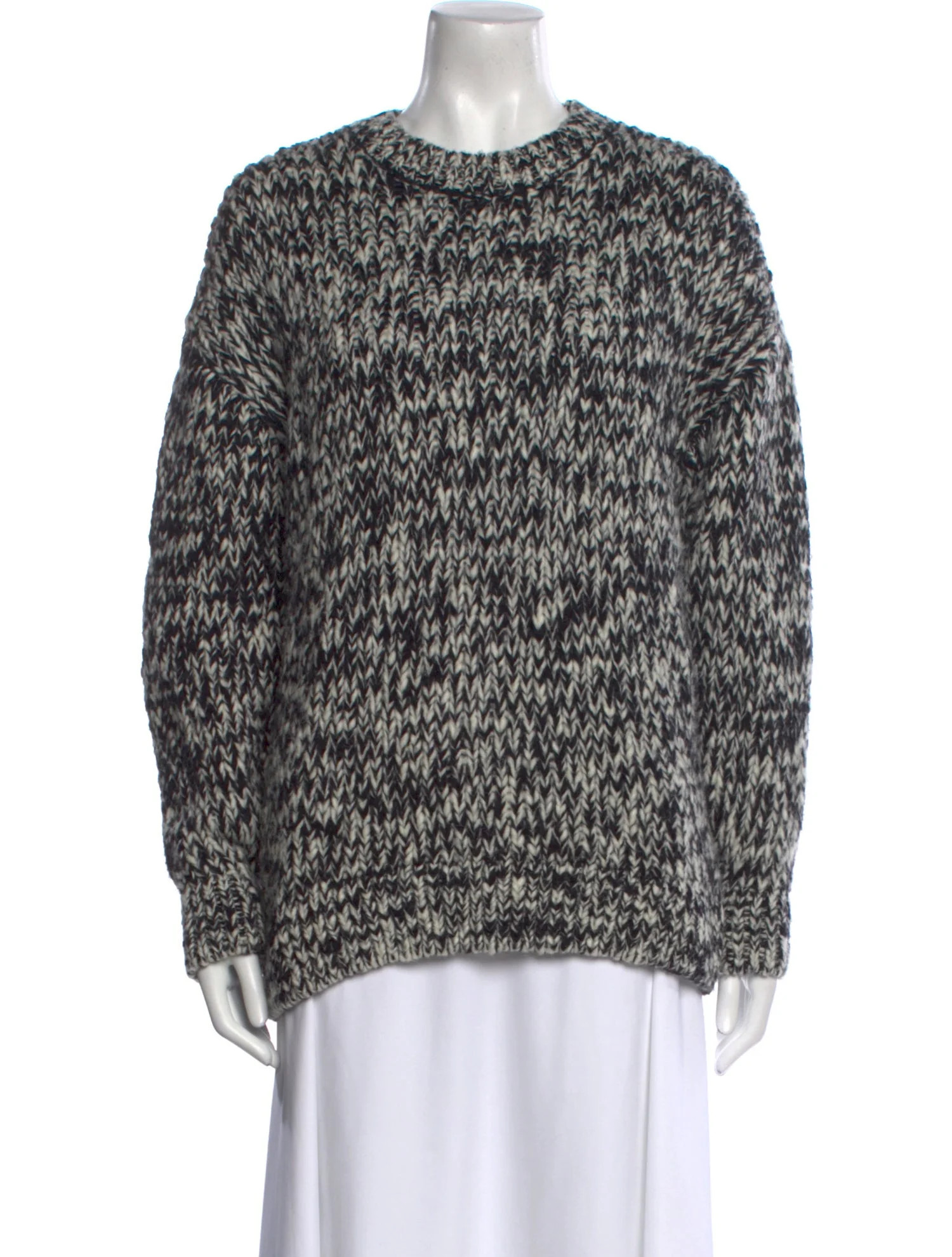 Animal Print Crew Neck Sweater | The RealReal