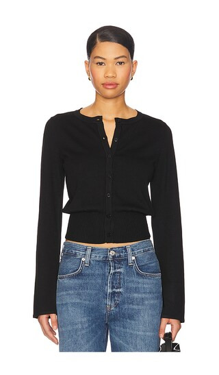 August Button Down Top in Black | Revolve Clothing (Global)