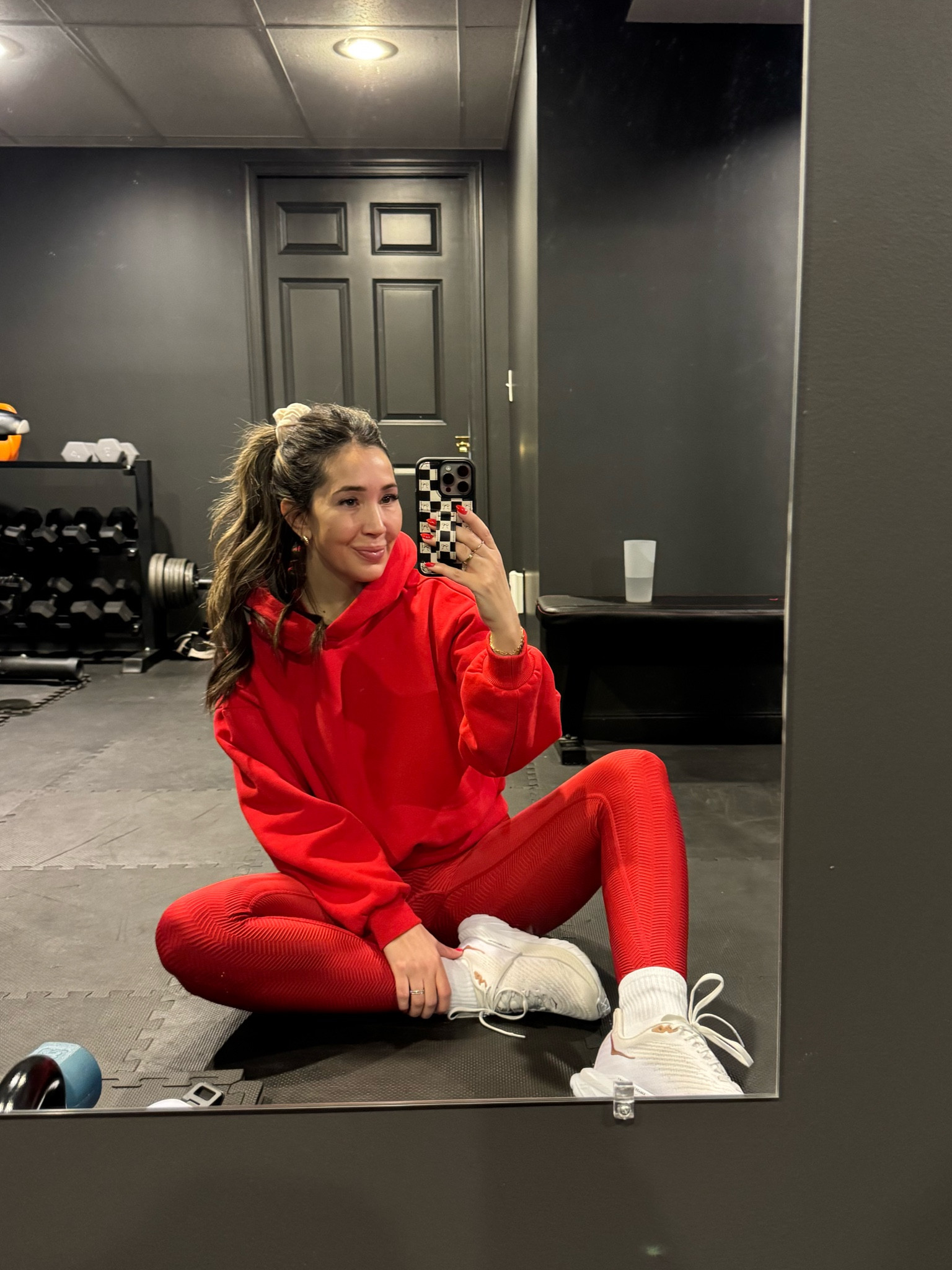 Monochrome. Work out gear. Day 1 fitness. Matching set. 

#LTKHoliday #LTKFitness #LTKActive