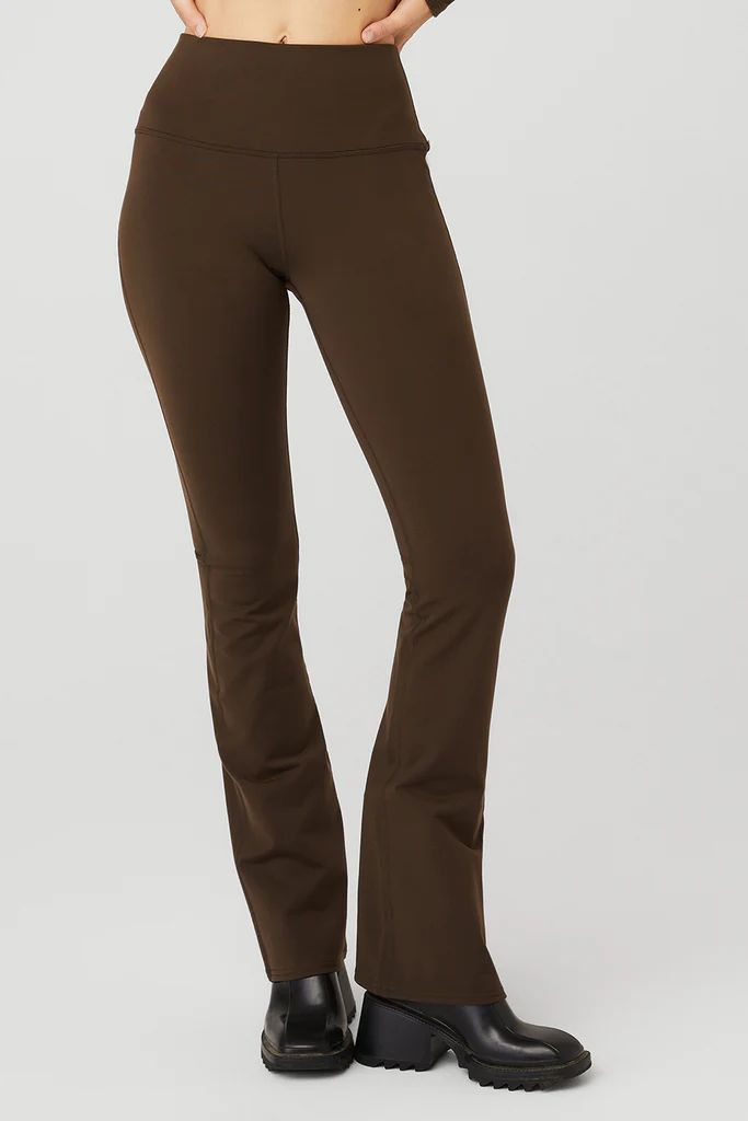 Airbrush High-Waist Bootcut Legging - Espresso | Alo Yoga