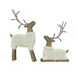 Assorted 10" Tabletop Deer in Cream Sweater by Ashland®, 1pc. | Michaels | Michaels Stores