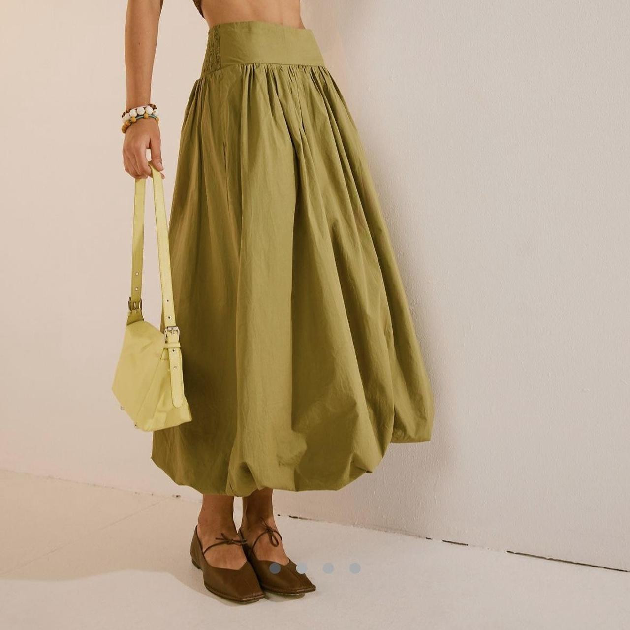 Free people bubble bliss skirt in Cardamom XL

I’ve... | Depop | Depop US