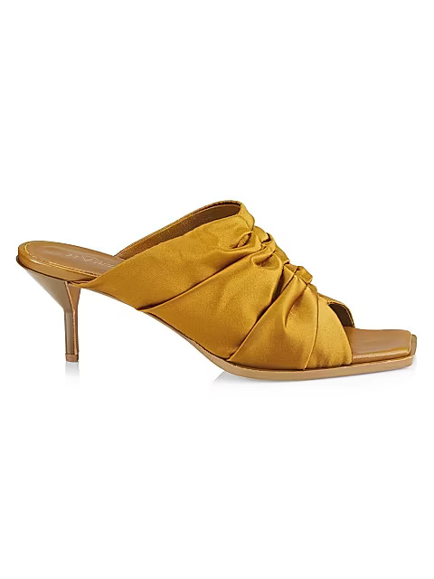 3.1 Phillip Lim Georgia Ruched Satin Mules | Saks Fifth Avenue