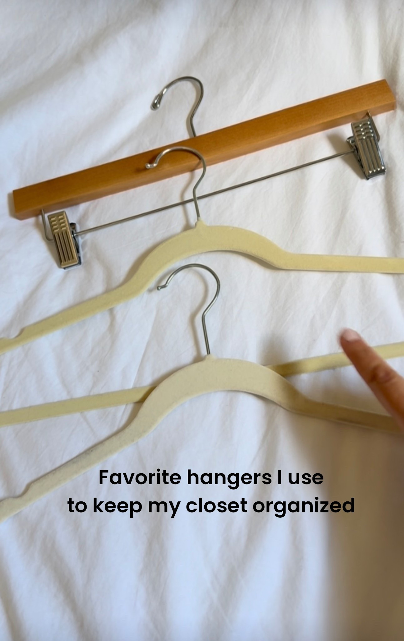Closet trick for getting dressed easier: matching hangers! Keep them all the same style and color 

#LTKgrwm #LTKOver40 #LTKHome