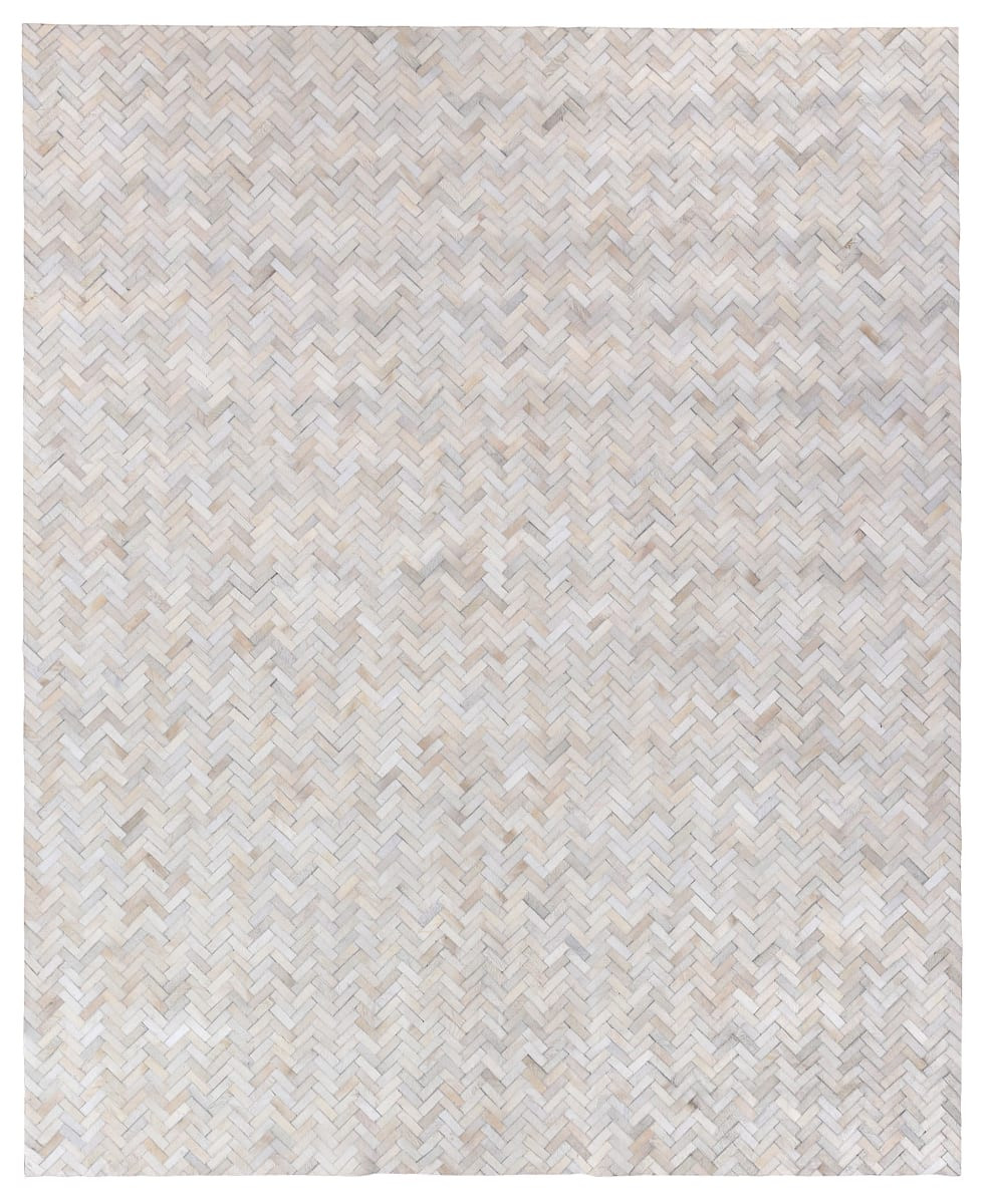 Exquisite Rugs Natural Hair On Hide 4055 Ivory Area Rug | RugStudio.com