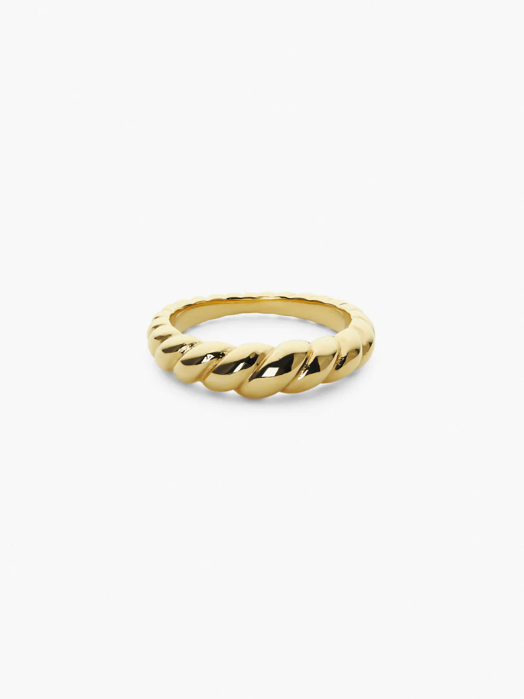 Gold Twist Ring - Rope Slim | Ana Luisa