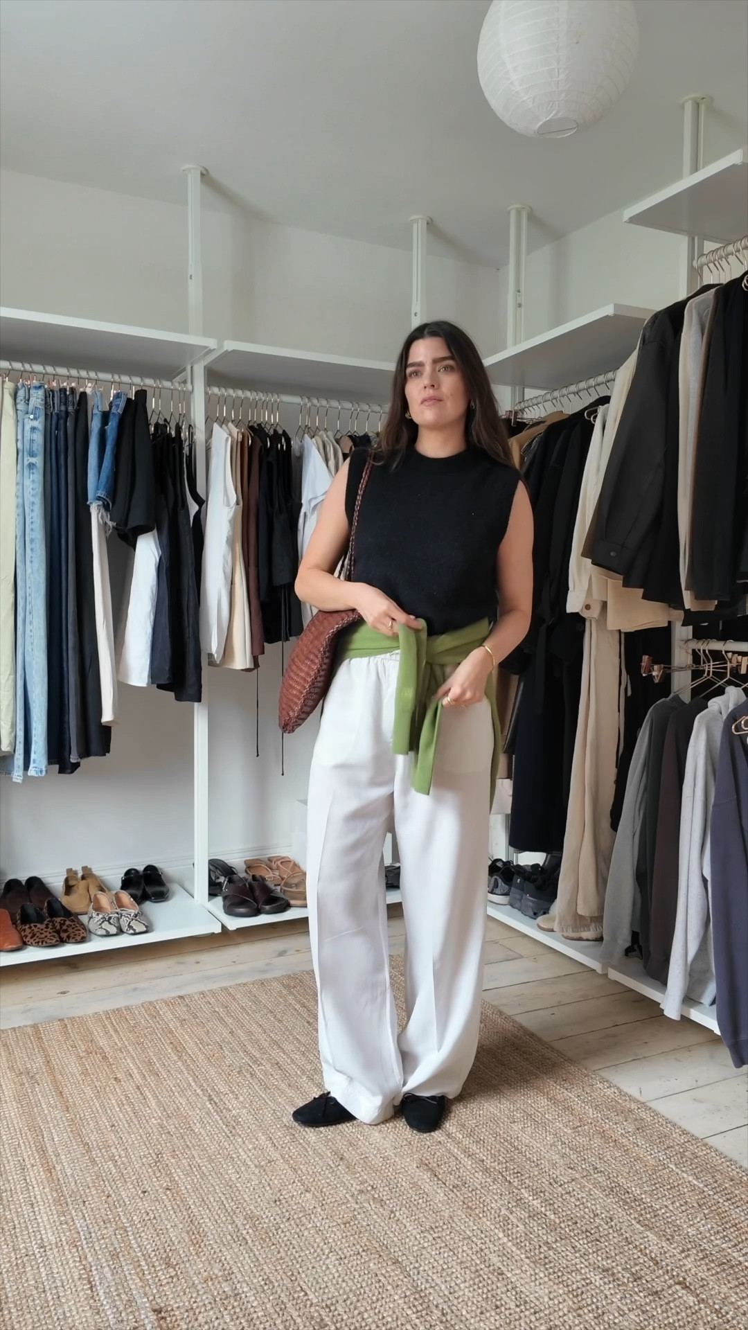 What I wore today - white linen trousers, black vest, and a pop of green.

You can find more style content over on my Substack 'The Wardrobe Edit'

#LTKsummer #LTKstyletip