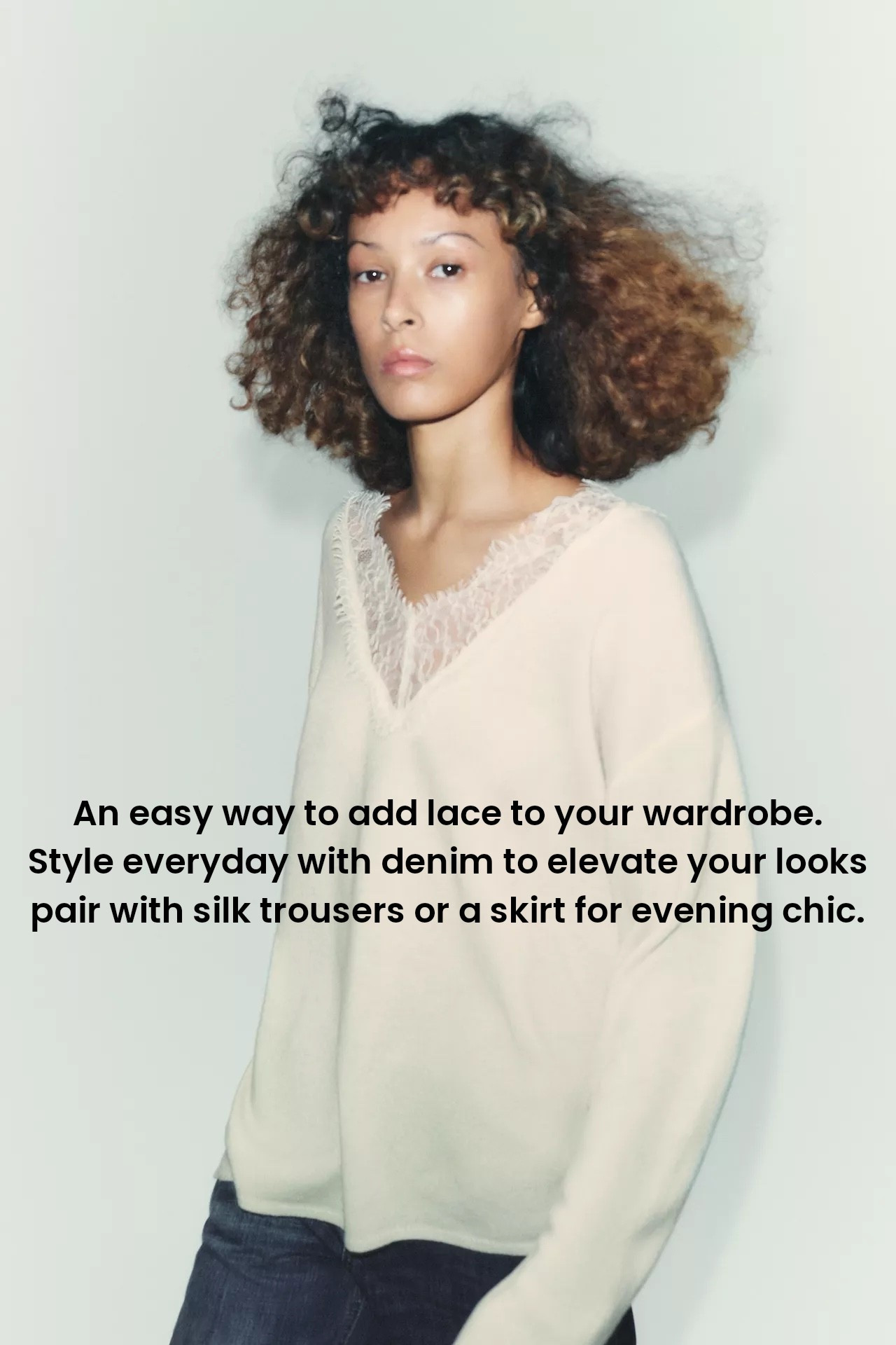 Zara lace trim wool knit sweater 🧶 

Autumn knitwear - autumn trends - capsule wardrobe #zara

#LTKuk #LTKautumn #LTKdatenight