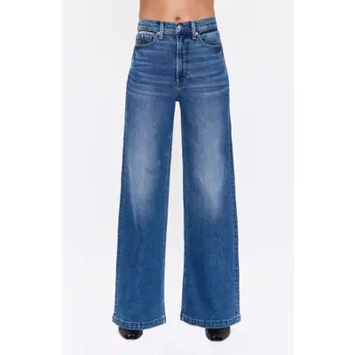 Pistola Lana High Waist Wide Leg Jeans in Cider at Nordstrom, Size 28 | Nordstrom