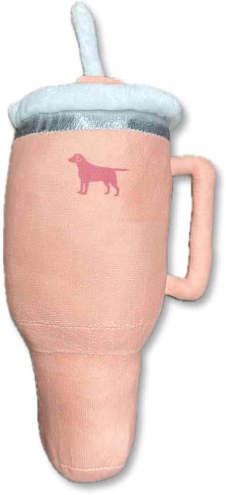 PUPROAR PUP Cup Tumbler Plush Dog Toy | Tumbler with Handle & Straw Dog Toy | Large Dog Toy Repli... | Amazon (US)
