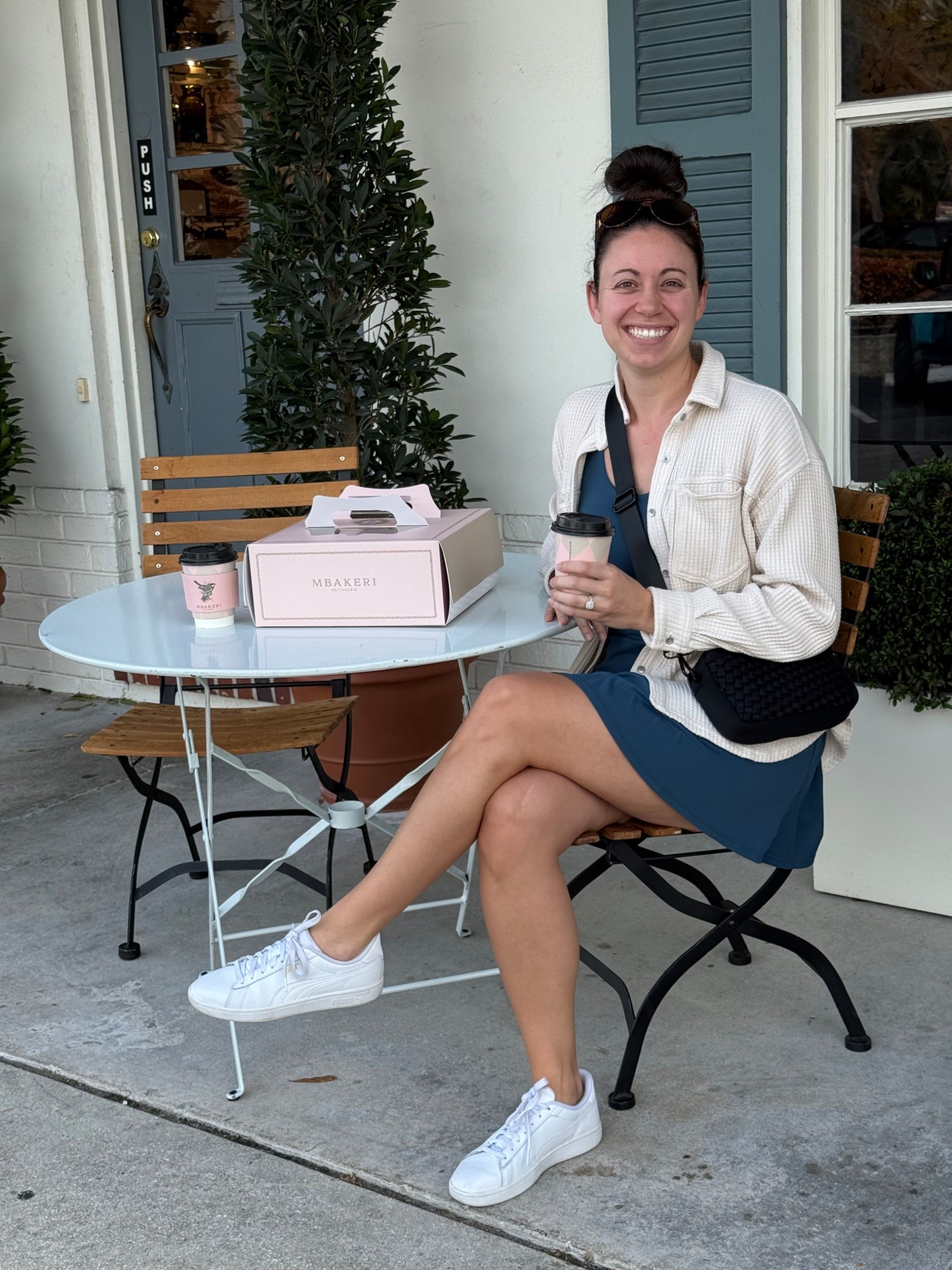 Spring weather in Florida calls for a shacket and dress with sneakers, sunnies and a Sol and Selene crossbody! Breakfast look for errands of a casual day around town! 

#LTKootd #LTKgrwm #LTKdayinmylife