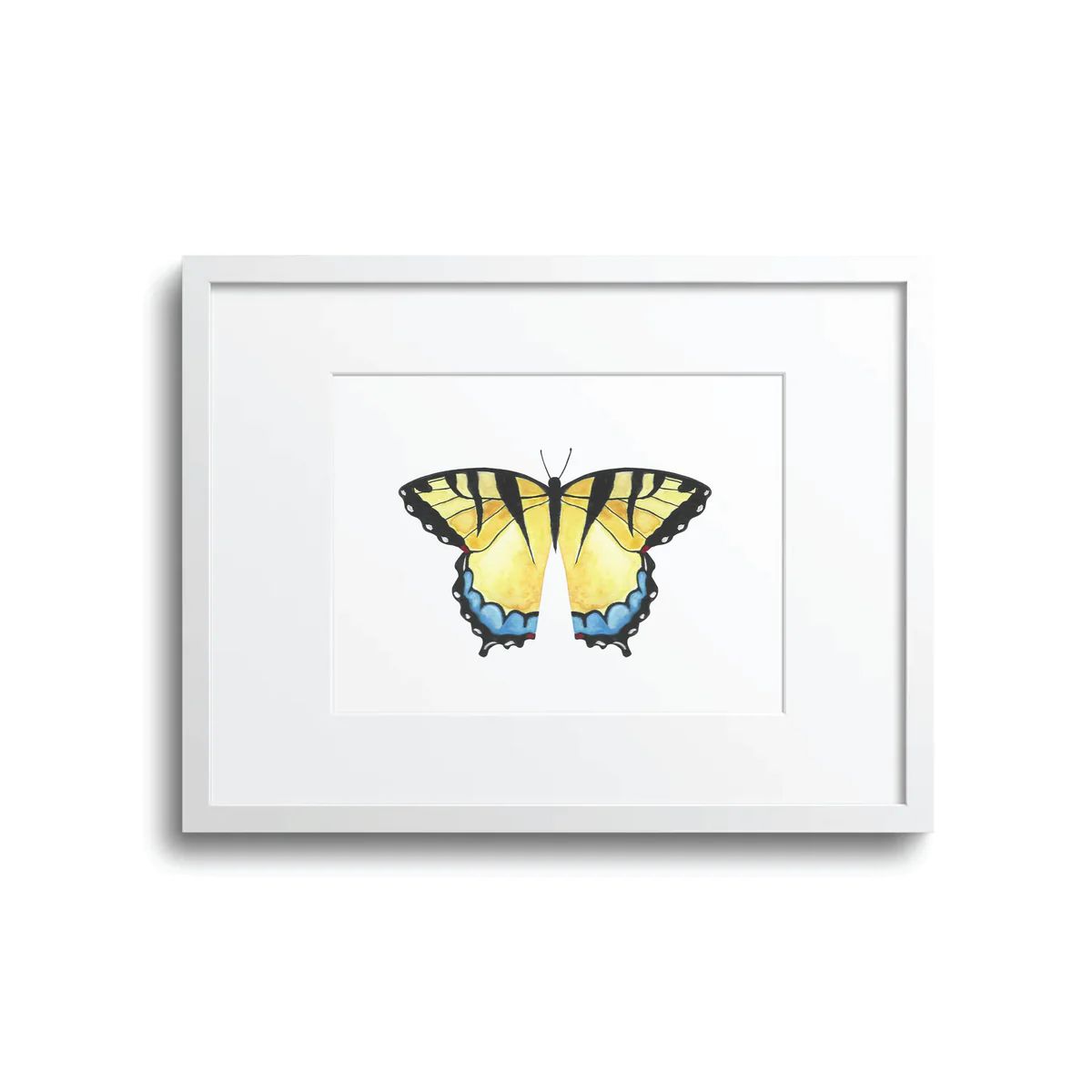 Yellow Butterfly Art Print | Britt +Beks