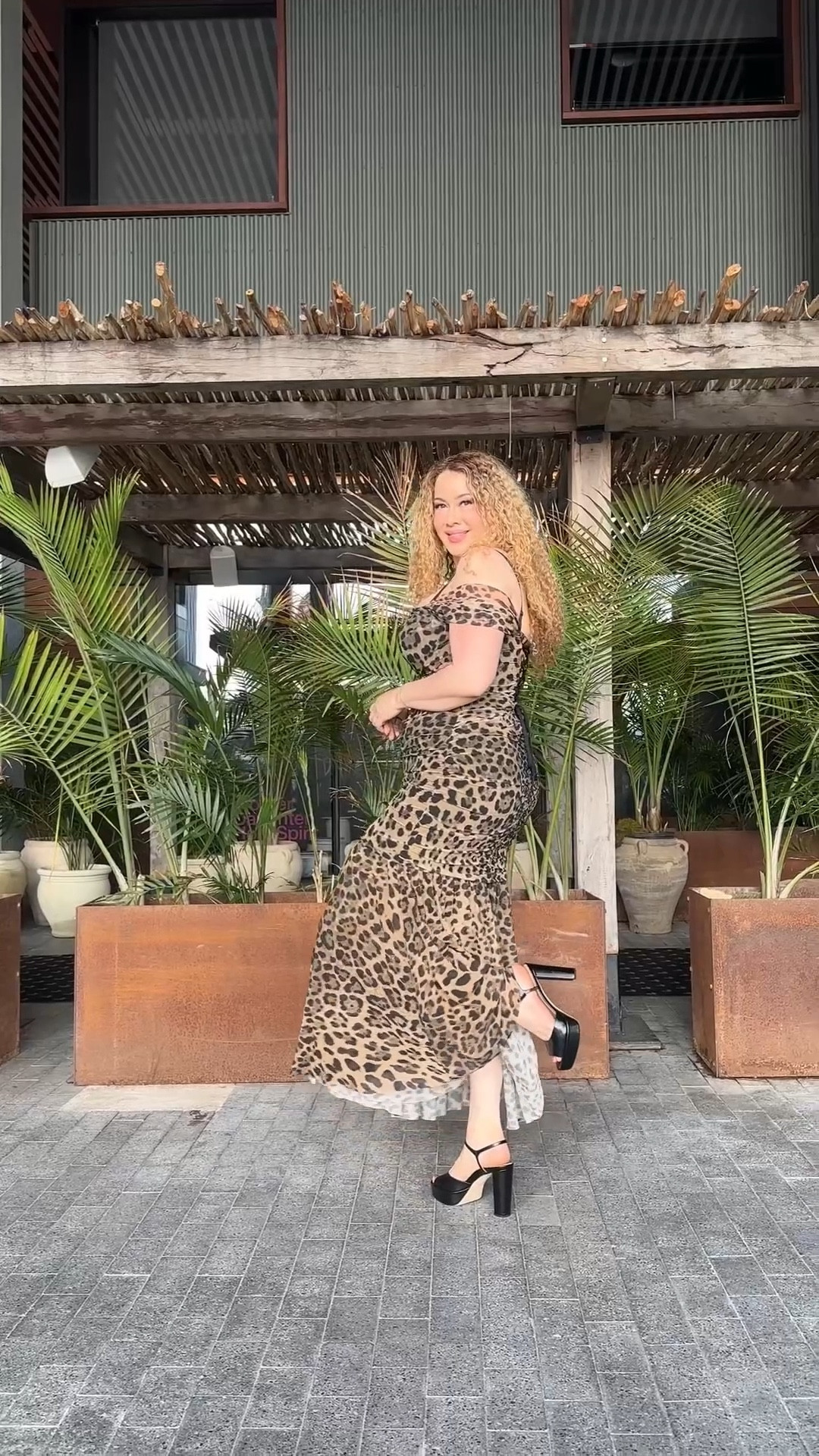 I’m officially in my bold print era 🐆✨ This leopard dress gave me shape, drama, and confidence, all in one outfit. Paired it with sleek black heels to balance the look. 

#LTKMidsize #LTKTall #LTKPlusSize