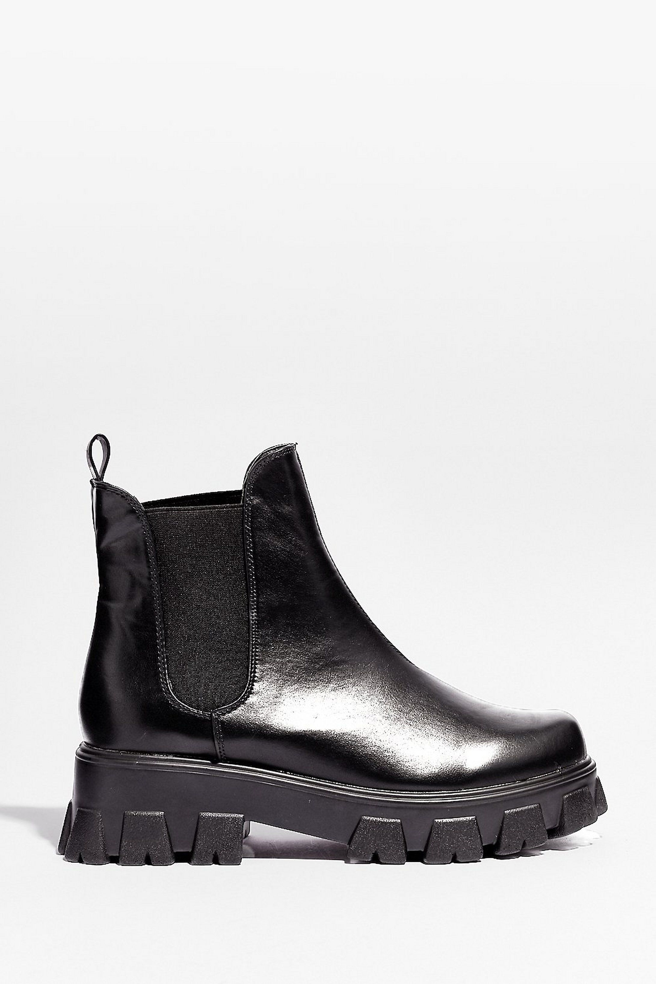 Land On Your Feet Cleated Chelsea Boots | NastyGal (US & CA)