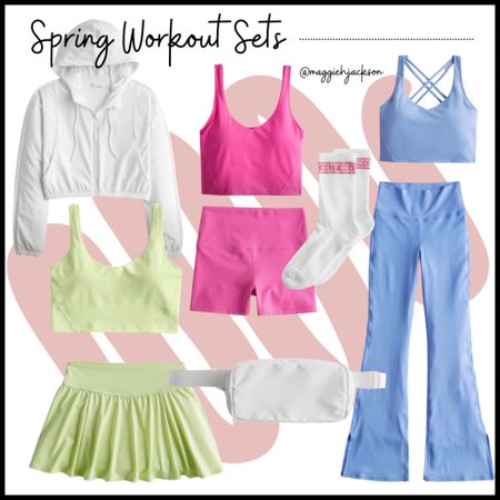 Get motivated to move with these super cute workout sets in beautiful spring colors 💚💖💙

#LTKfit #LTKunder50 #LTKunder100