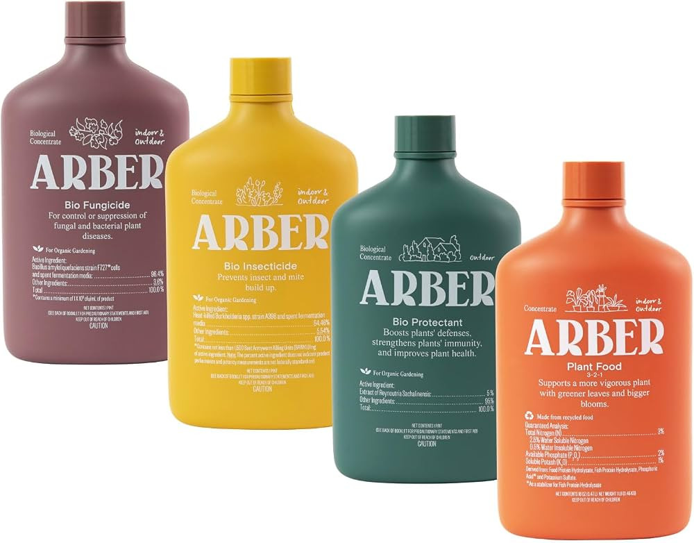 Arber Organic Holistic Plant Health Kit, for Indoor & Outdoor Plants, Vegetable and Herb Gardens ... | Amazon (US)