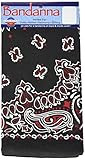 Carolina Hav, A, Hank Paisley Bandanna, 22-Inch by 22-Inch, Black, Red, White | Amazon (US)