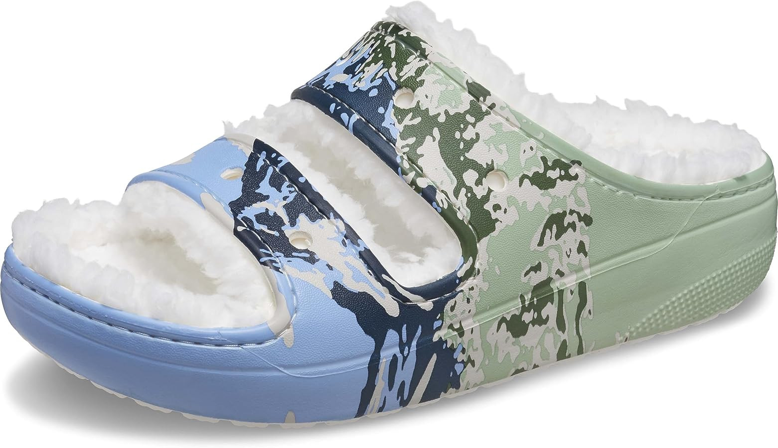 Crocs Unisex-Adult Classic Cozzzy Platform Sandals | Fuzzy Slippers Slide | Amazon (US)