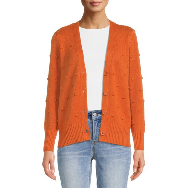 Heart N Crush Women's Bobble Cardigan | Walmart (US)