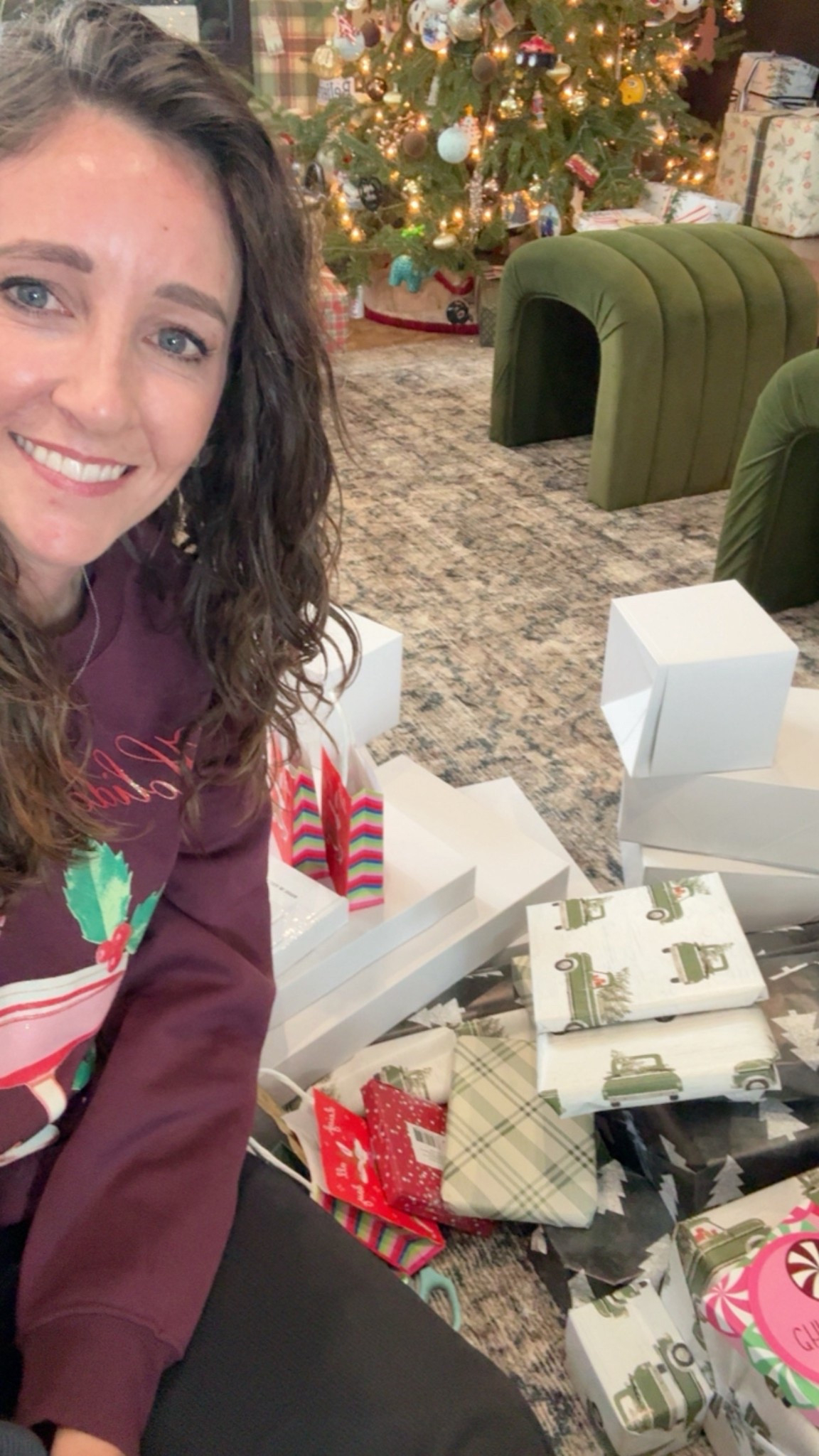 More wrapping going on today 

#LTKHome #LTKHoliday #LTKmomlife