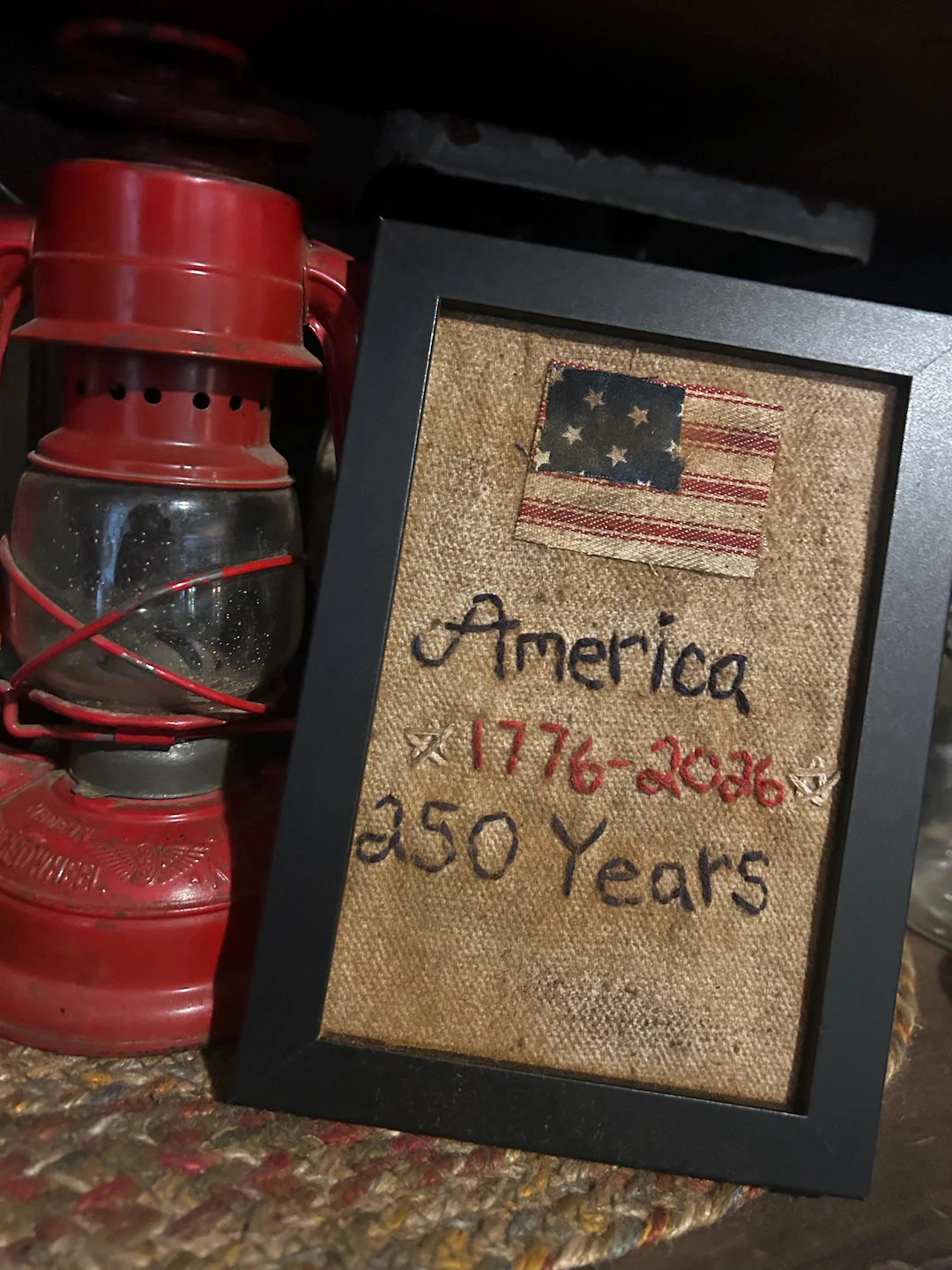 1776-2026 America Birthday Celebration Primitive Handmade Sampler - Etsy | Etsy (Global)