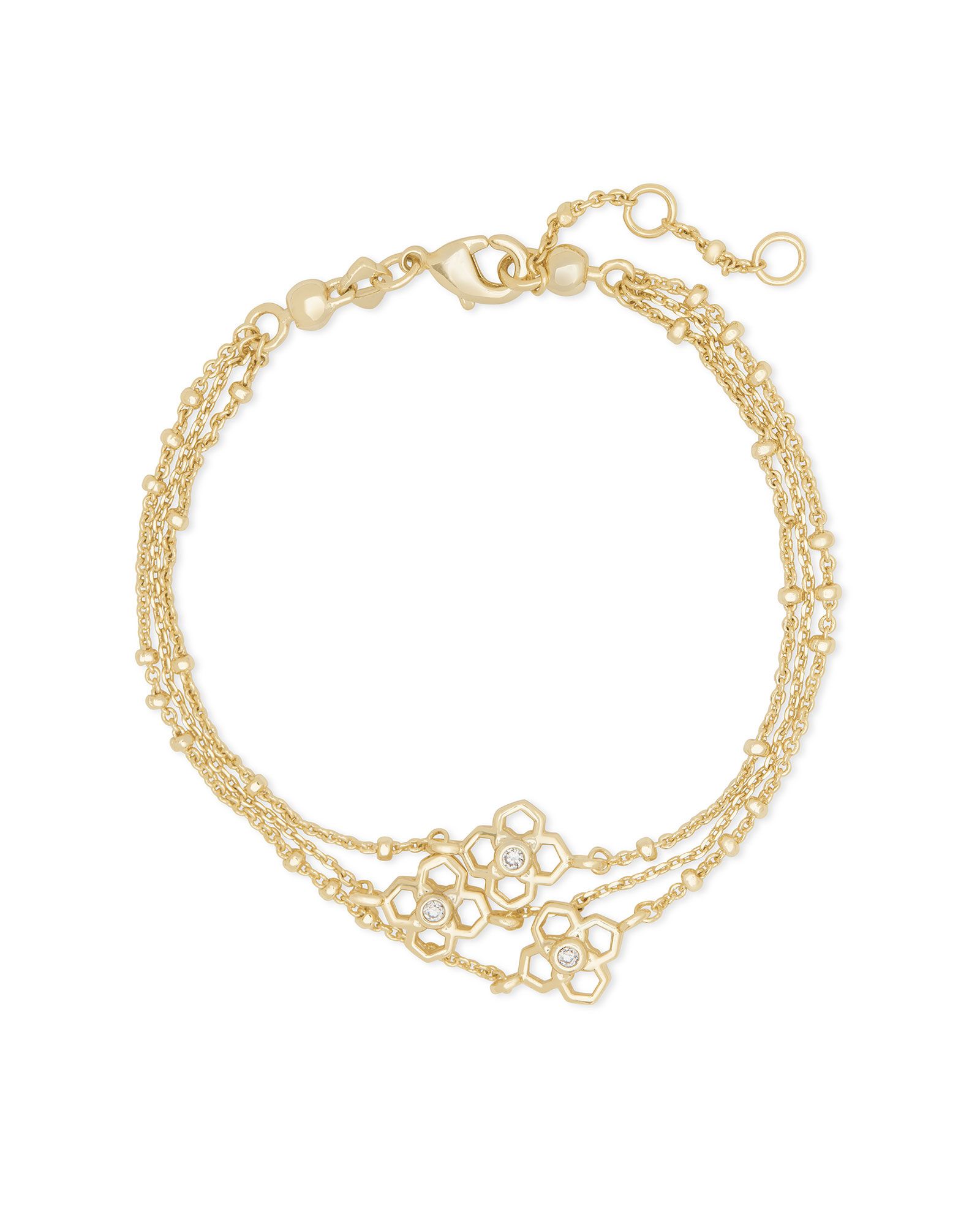 Rue Multi Strand Bracelet In Gold | Kendra Scott