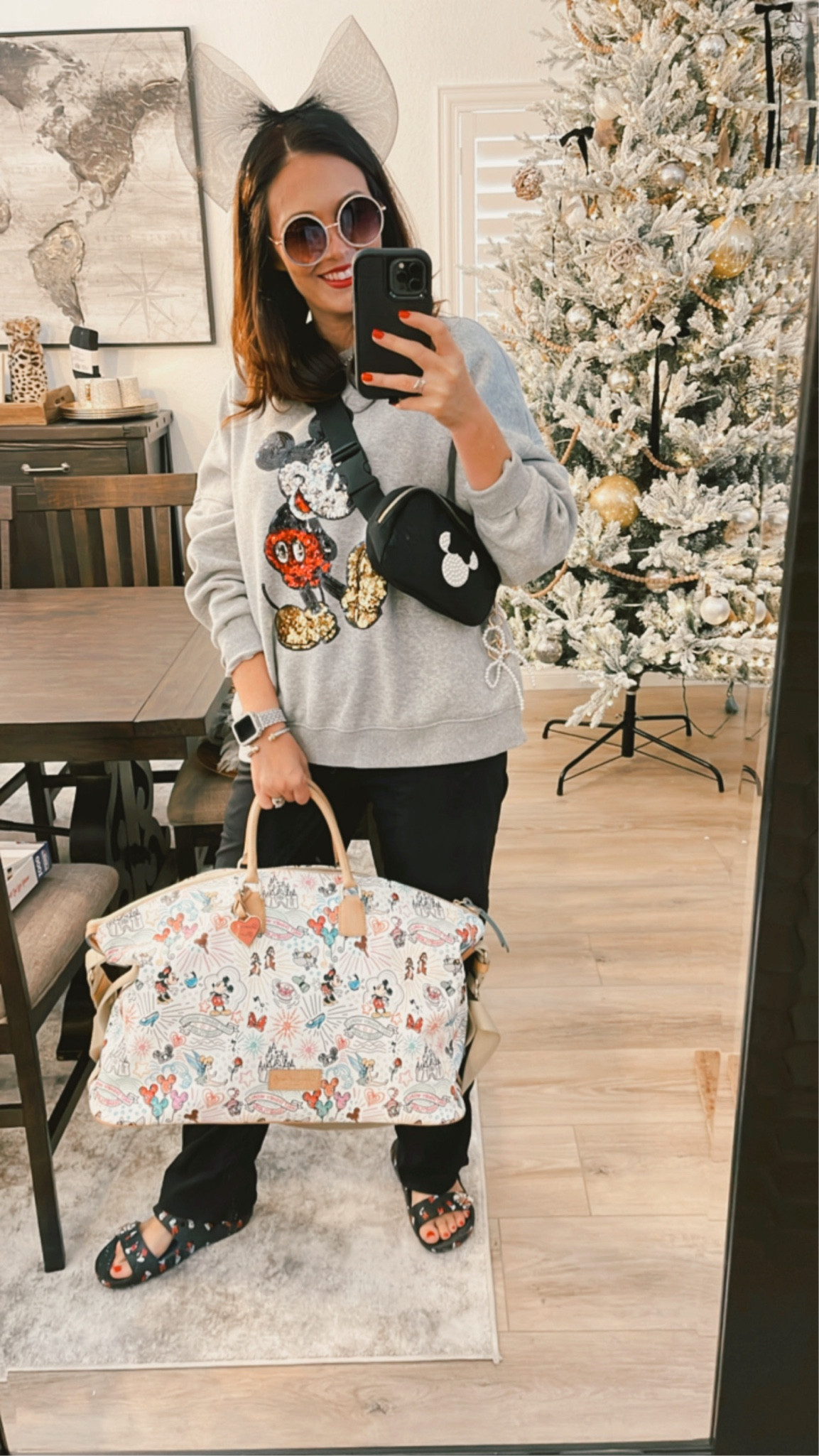 Disney Day One Outfit 

Sweater (old) Forever 21
Bow Headband (old) Forever 21 
Minnie Crocs - Disney Parks

Linking similar & new Disney finds.

#LTKHoliday #LTKSeasonal #LTKCyberWeek