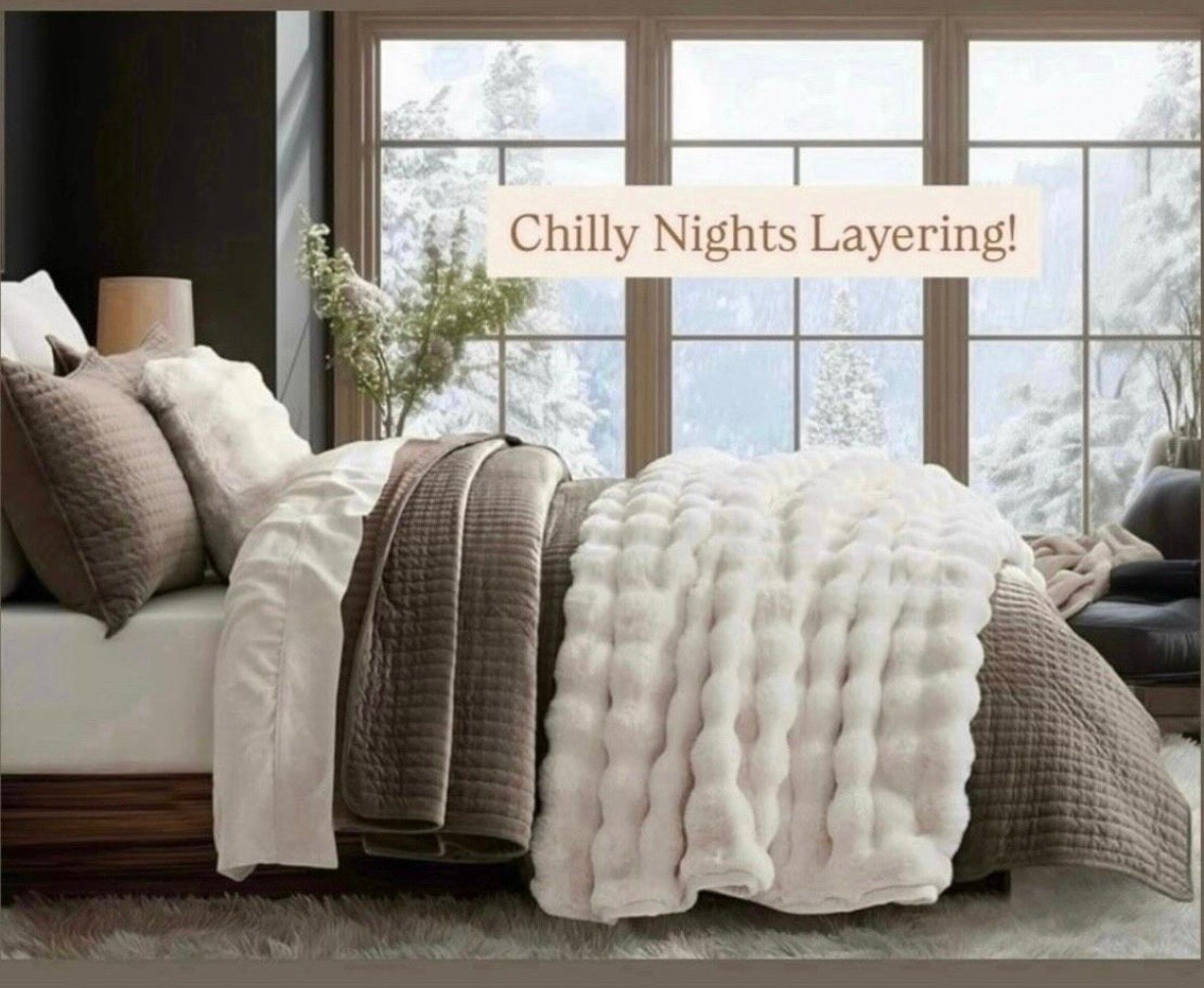 Cozy bedding layers for chilly fall nights! Shop velvet bedding in a variety of colors, faux throw blankets, throw pillows and more bedding essentials.

#LTKdayinmylife #LTKHome #LTKSaleAlert