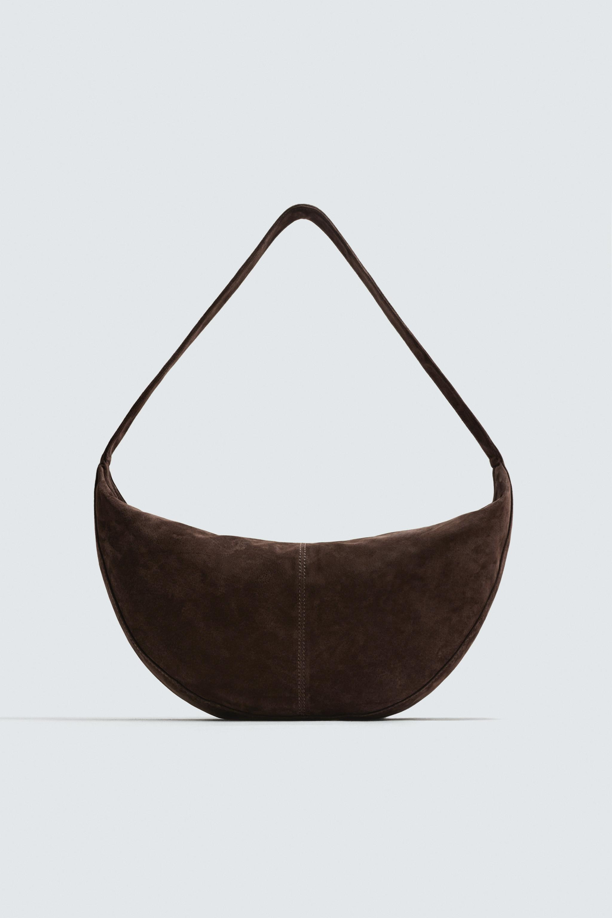 LEATHER SHOULDER BAG | Zara US